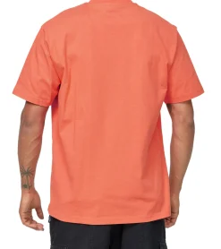 T-Shirts & Tank Tops*RE:COVERED X NFL Herren T-Shirt mit großem BEARS Logo-Print Baumwoll-Shirt Rundhals-Shirt MMNFL1140 Orange