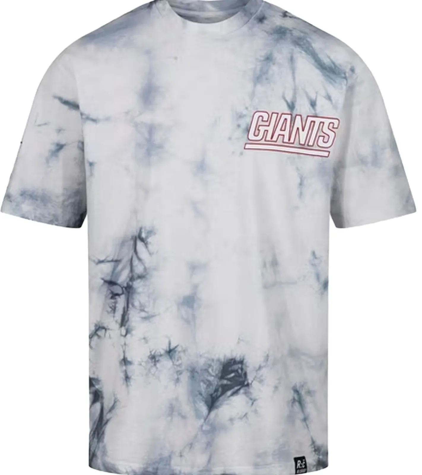 T-Shirts & Tank Tops*RE:COVERED X NFL Herren T-Shirt mit NEW YORK GIANTS Print Baumwoll-Shirt Rundhals-Shirt RCNFL1386 Blau