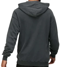 Pullover & Sweater*RE:COVERED X NFL Las Vegas Raiders Herren Kapuzen-Pullover mit Logo-Schriftzug Baumwoll-Hoody RCNFL1318G Grau