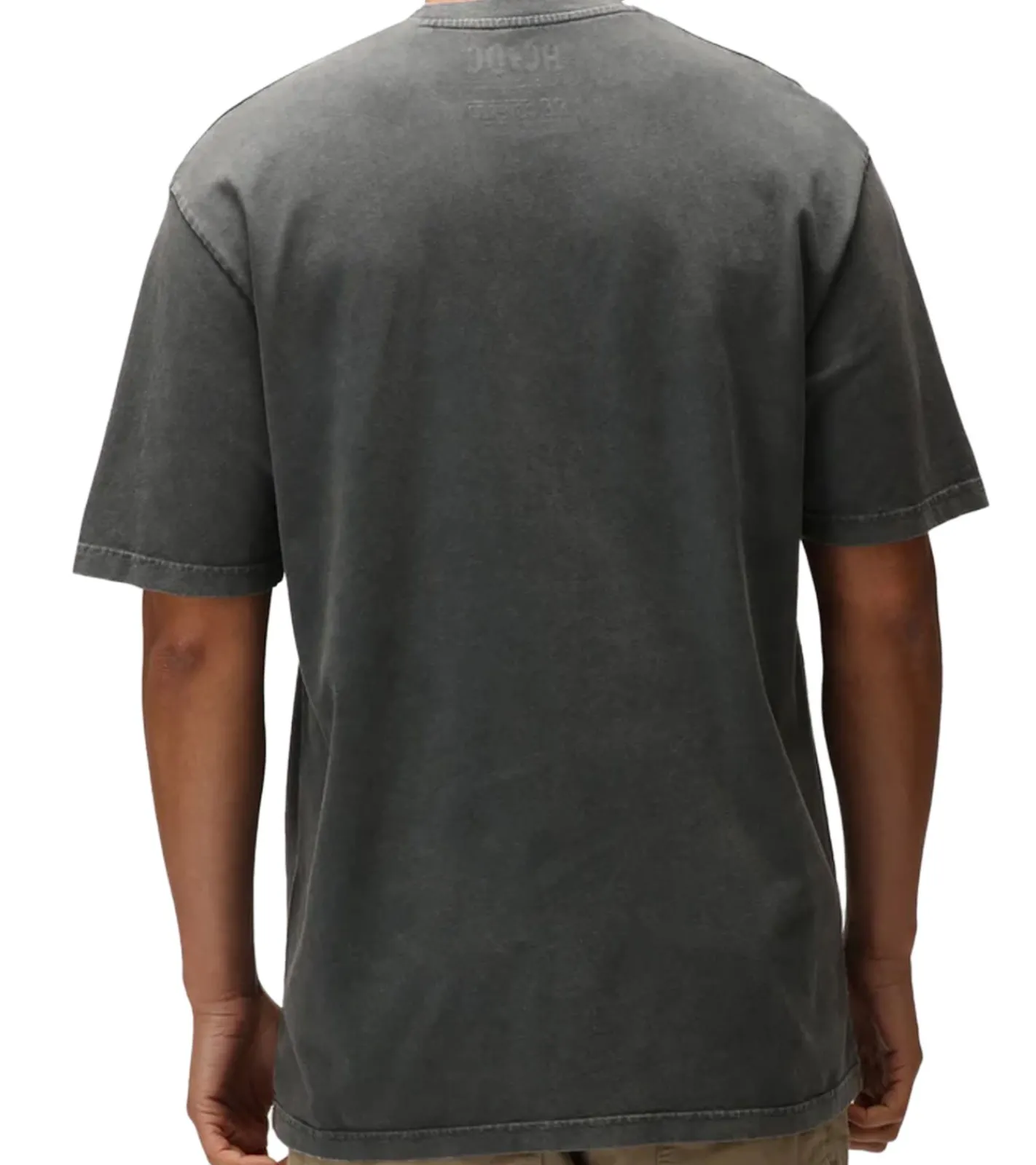 T-Shirts & Tank Tops*RE:COVERED X NIRVANA Herren T-Shirt One Tone Angel Baumwoll-Shirt mit großem Print Rundhals-Shirt RCMERCT167 Grau