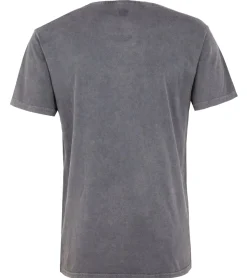 T-Shirts & Tank Tops*RE:COVERED X STAR WARS Herren T-Shirt mit Tie Fighter-Print Baumwoll-Shirt Kurzarm-Shirt PCSTW2040 Dunkel-Grau