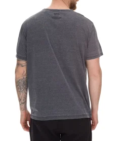 T-Shirts & Tank Tops*RE:COVERED X STAR WARS Herren T-Shirt mit R2D2-Print Baumwoll-Shirt Kurzarm-Shirt AKSTW2229 Dunkel-Grau