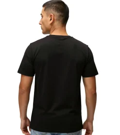 T-Shirts & Tank Tops*RE:COVERED X STAR WARS Herren T-Shirt Darth Vader Lichtschwert Print Baumwoll-Shirt Rundhals-Shirt RCDIF2043 Schwarz