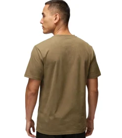 T-Shirts & Tank Tops*RE:COVERED X SUPERMAN DC Herren T-Shirt mit Comic-Print Baumwoll-Shirt Rundhals-Shirt RCWARN555 Khaki