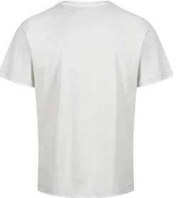 T-Shirts & Tank Tops*RE:COVERED X Twin Peaks Herren T-Shirt Welcome to Twin Peaks Print Baumwoll-Shirt Kurzarm-Shirt RCVCM690 Ecru-Weiß