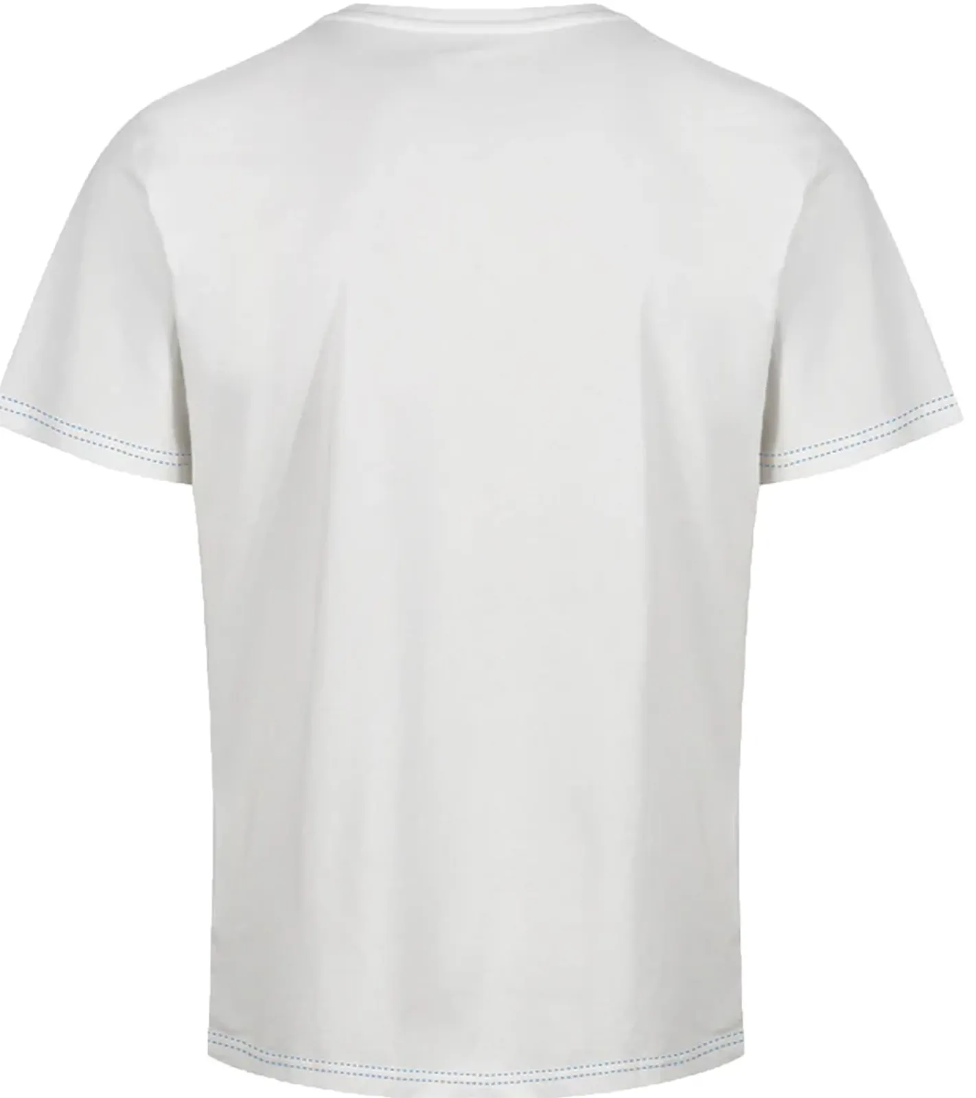 T-Shirts & Tank Tops*RE:COVERED X Twin Peaks Herren T-Shirt Welcome to Twin Peaks Print Baumwoll-Shirt Kurzarm-Shirt RCVCM690 Ecru-Weiß