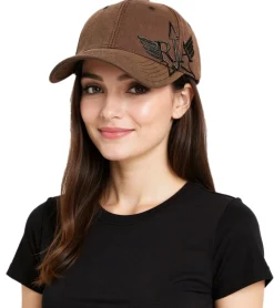 Caps & Mützen*BioworldMerch Red Jumpsuit Apparatus Unisex Trucker-Cap Rock-Band Base-Cap mit RJA-Wing-Logo TC110825RJA Braun