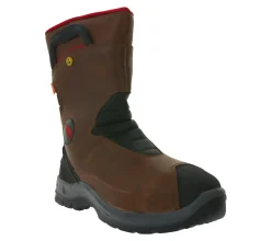 Wanderschuhe & Trekkingschuhe|Boots & Stiefel*RED WING SHOES PetroKing SB Sicherheits-Schuhe mit TredMax-Sohle und ForceGuard-System Arbeits-Stiefel mit D30-Technologie Factory Second Schlupf-Boots 3214 Braun/Schwarz
