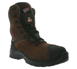 Boots & Stiefel|Wanderschuhe & Trekkingschuhe*RED WING SHOES PetroKing S3 Sicherheits-Schuhe mit TredMax-Sohle und ForceGuard-System Arbeits-Stiefel Factory Second Schnür-Boots 3287 Braun/Schwarz