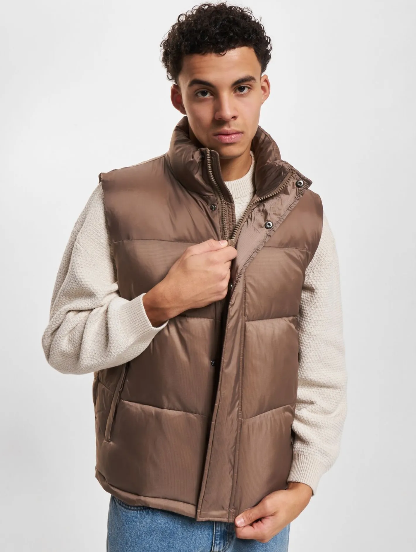 Jacken & Mäntel*REDEFINED REBEL Charlie Weste Walnuss