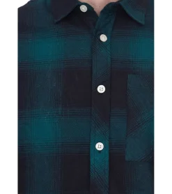 Hemden & Poloshirts*REDEFINED REBEL Herren Langarm-Hemd modisches Business-Shirt Baumwoll-Hemd im Karo-Muster Dunkelblau/Schwarz