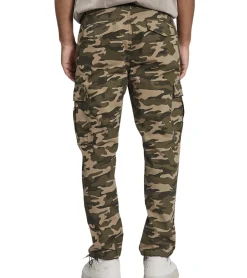 Jeans & Hosen*REDEFINED REBEL Jolan Herren Cargo-Hose im Utility-Look Anti Fit Baumwoll-Hose Ankle-Hose mit Tunnelzug am Beinende 226027 Camouflage