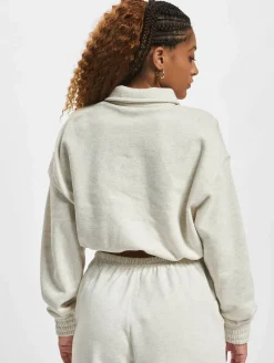 Sweater & Pullover*Reebok Cl Ae Ft Coverup Sweatshirt wolkenweiß meliert