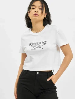 Tops & T-Shirts*Reebok CL F Big Logo T-Shirt weiß