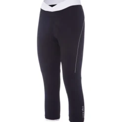 Sportunterbekleidung|Radsport*rh+ Damen Fahrradhosen Pista Knicker Radhose lang Schwarz
