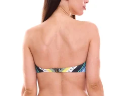 Wassersport|Bademode & Nachtwäsche*RIP CURL Beach Bazaar Damen mit Clip-Verschluss oder Bikini-Unterteil Bandeau-Bikini Bikini-Hose Bademode GSILC5 Bunt Bikini-Oberteil