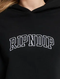 Sweater & Pullover*Rip N Dip Team Spirit Kurzer Hoodie schwarz