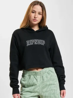 Sweater & Pullover*Rip N Dip Team Spirit Kurzer Hoodie schwarz
