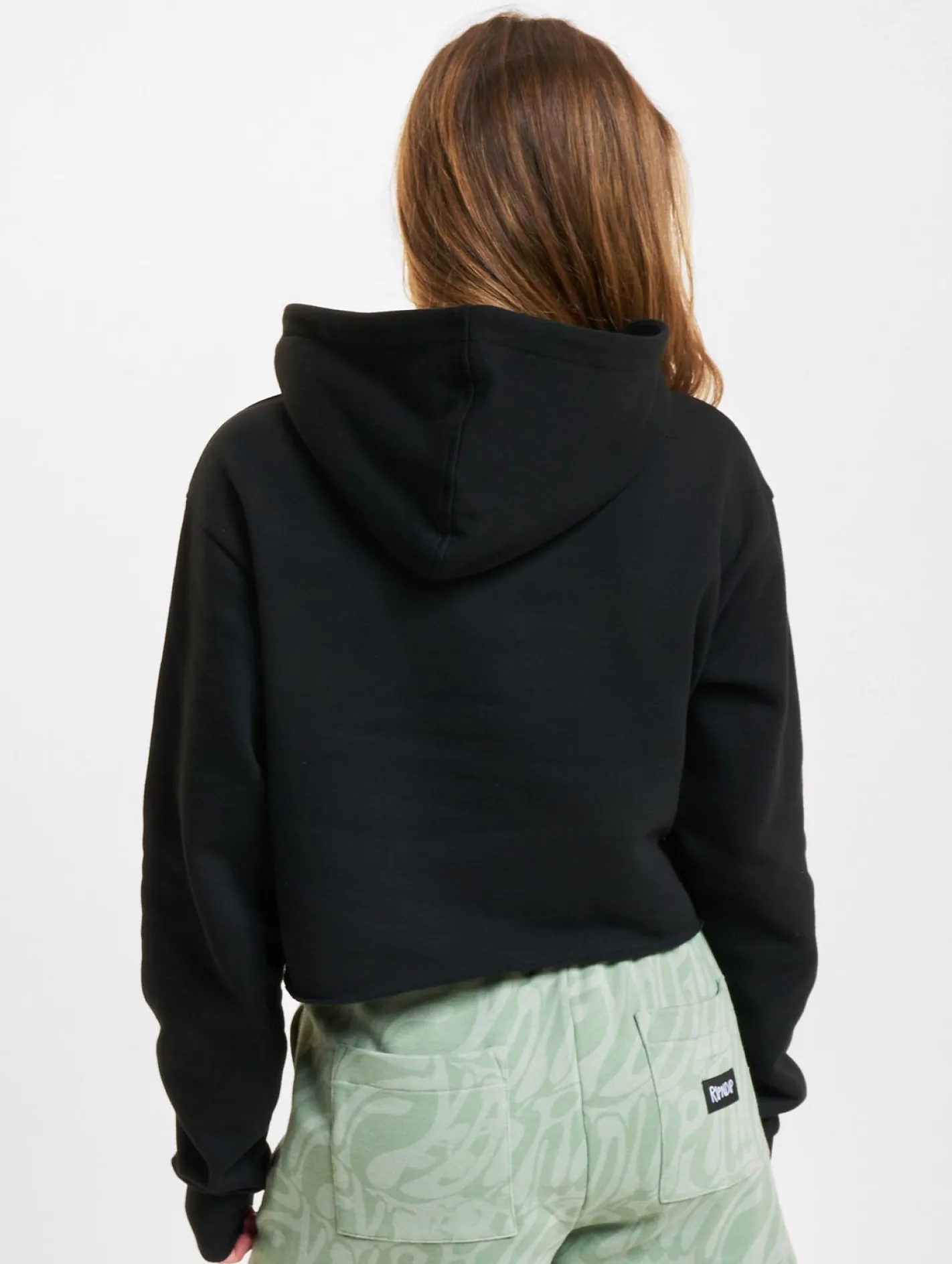 Sweater & Pullover*Rip N Dip Team Spirit Kurzer Hoodie schwarz