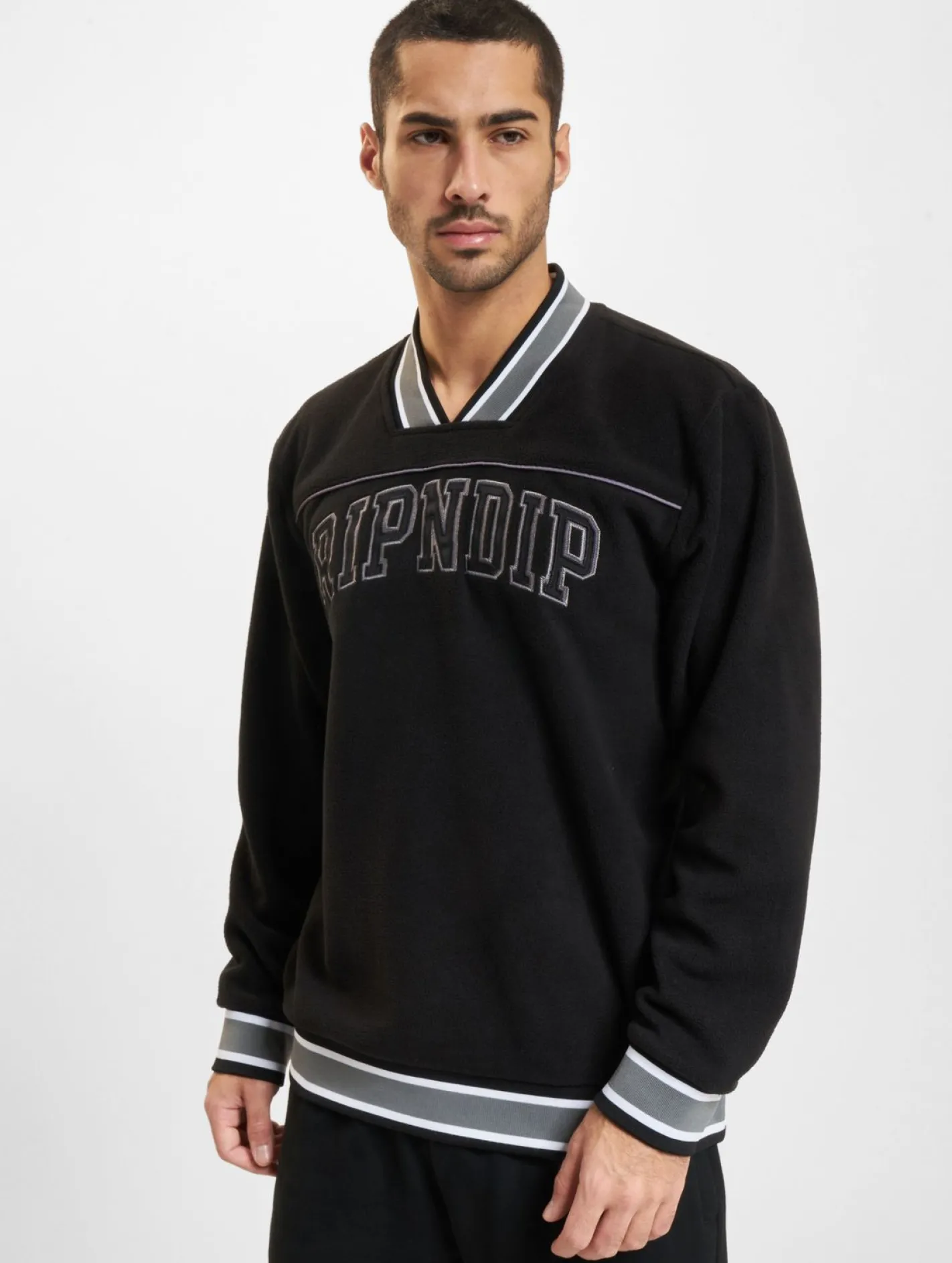 Pullover & Sweater*Rip N Dip Team Spirit Polar Fleece Rundhalsausschnitt schwarz