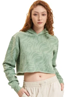 Sweater & Pullover*Rip N Dip Wilshire Kurzer Hoodie Kieferngrün