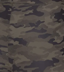 Sportunterbekleidung|Fitnessmode & Jogginghosen*ROCKUPY Damen Leggings modische Fitness-Hose im Camouflage-Look Workout-Hose 393230 Grün/Schwarz