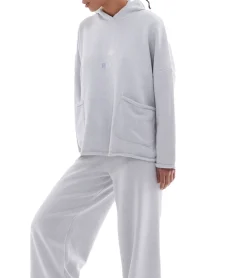 Sweater & Pullover*ROCKUPY Damen Strick-Pullover modischer Pulli mit Taschen Kapuzen-Pullover RPW20-040401 111 Hell-Grau