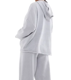 Sweater & Pullover*ROCKUPY Damen Strick-Pullover modischer Pulli mit Taschen Kapuzen-Pullover RPW20-040401 111 Hell-Grau