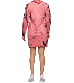 Kleider|Sweater & Pullover*ROCKUPY Damen Sweat-Kleid mit Totenkopf-Print Pullover-Kleid Langarm-Kleid 393822 Bordeaux-Rot oder Rosa