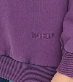 Sweater & Pullover*ROCKUPY Damen Sweatshirt Baumwoll-Shirt Winter-Sweater mit Logo-Stickerei RPW20_040304 406 Lila