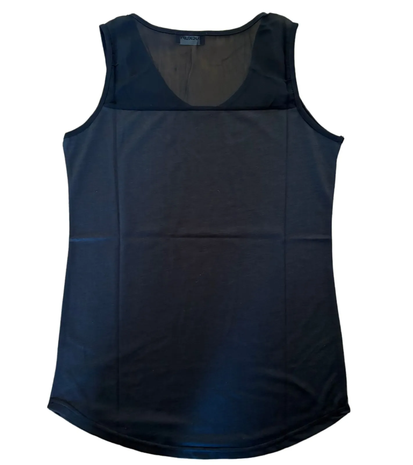 Tops & T-Shirts*ROCKUPY Damen Tank-Top mit oder mit Frauen Baumwoll-Shirt Sommer-Shirt Schwarz/Weiß Totenkopf-Print