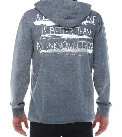 Pullover & Sweater*ROCKUPY Herren Hoodie Baumwoll-Pullover mit Kapuze Alltags-Pulli 393630 Grau