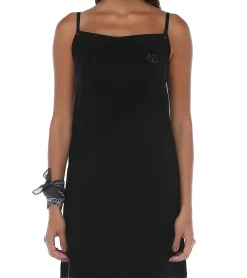 Kleider*ROCKUPY Naomy Damen Mini-Kleid Sommer-Kleid mit Rückenausschnitt Urlaubs-Kleid 100102019 Schwarz