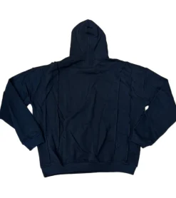 Pullover & Sweater*ROUGH. Herren Hoody mit Kapuze Baumwoll-Pullover Kapuzen-Pullover Schwarz