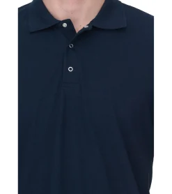 Hemden & Poloshirts*SANTINO Cws Herren schlichtes Polo-Shirt mit Baumwollanteil Kurzarm-Shirt Dunkelblau