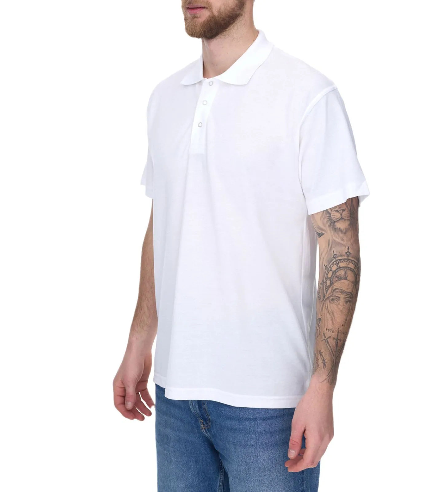 Hemden & Poloshirts*SANTINO Cws Herren schlichtes Polo-Shirt mit Baumwollanteil Kurzarm-Shirt Grün, Weiß, Blau oder Rot