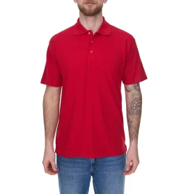 Hemden & Poloshirts*SANTINO Cws Herren schlichtes Polo-Shirt mit Baumwollanteil Kurzarm-Shirt Grün, Weiß, Blau oder Rot