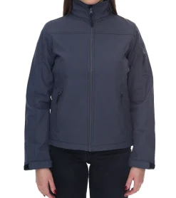 Mäntel & Jacken*SANTINO Damen wasserabweisende Softshell-Jacke Outdoor-Jacke Alltags-Jacke Dunkelgrau