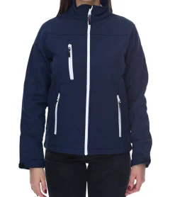 Mäntel & Jacken*SANTINO Damen wasserabweisende Softshell-Jacke Outdoor-Jacke Alltags-Jacke 1018311 Blau