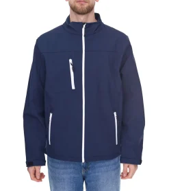 Jacken & Mäntel*SANTINO Herren Softshell-Jacke wasserabweisende Outdoor-Jacke Alltags-Jacke in Blau oder Schwarz