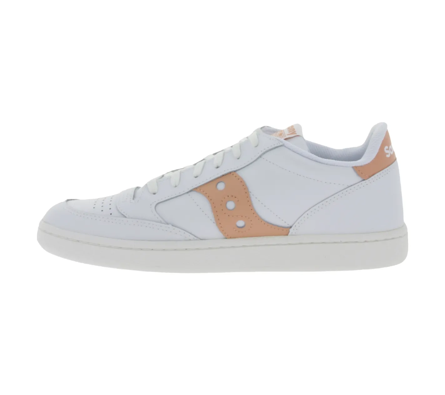 Sneaker & Turnschuhe*Saucony Jazz Court Damen Turnschuhe Echtleder mit EVA Zwischensohle S60759-8 Weiß/Rosa