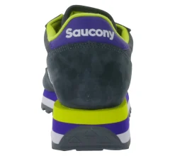 Sneaker & Turnschuhe*Saucony Jazz Triple Damen Sneaker sportliche Low-Top Turnschuhe mit Echtleder-Anteil S60530-25 Dunkelgrau