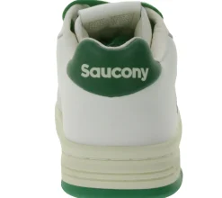 Turnschuhe & Sneaker*Saucony Sonic Low Herren Sneaker aus Echtleder Turn-Schuhe Alltags-Halbschuhe S70788-1 Weiß/Grün
