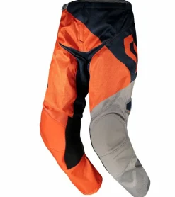 Sportunterbekleidung|Radsport*SCOTT Pant 350 Herren Moto-Cross Hose Motorsport-Kleidung mit Leder-Knie 268615 1415 Blau/Orange