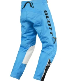 Sportunterbekleidung|Radsport*SCOTT Pant 350 Herren Moto-Cross Hose Motorsport-Kleidung mit Unterschenkel-Manschette 240917 1100 Hellblau/Grau