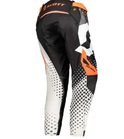 Sportunterbekleidung|Radsport*SCOTT Pant 450 Herren Moto-Cross Hose Motorsport-Kleidung mit verstärktem Kniebereich 263435 1008 Grau/Schwarz/Orange