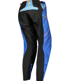 Sportunterbekleidung|Radsport*SCOTT Pant Enduro Herren Moto-Cross Hose Motorsport-Kleidung mit verstärktem Knie 263437 1454 Blau/Orange