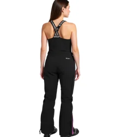 Sportunterbekleidung|Radsport*SCOTT Sapphire TP Damen Moto-Cross Latz-Hose Motorsport-Kleidung mit DRYOsphere-Membran 224564 1254 Schwarz/Pink