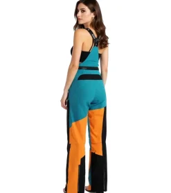 Sportunterbekleidung|Radsport*SCOTT Shell Pro Damen Moto-Cross Latz-Hose Motorsport-Kleidung wasserdichte Softshell-Hose 245006 5735 Blau/Orange