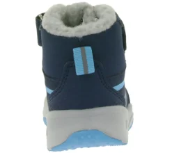 Stiefel*Scout MIKA Kinder Herbst-Schuhe robuste wasserabweisende Boots Herbst-Stiefel 15735522 Dunkelblau/Hellblau